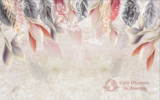 Фотообои 2 Дизайнерские листья, арт. 23065 фото №1