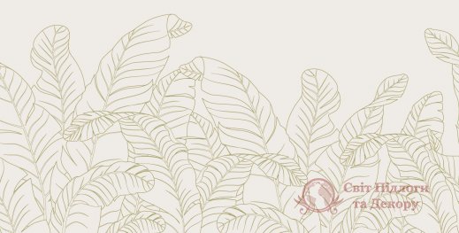 Фотошпалери 2 Дизайнерське листя, арт. 26183 фото №1