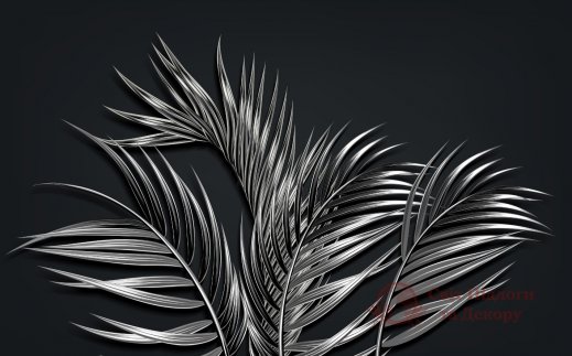 Фотообои 2 Дизайнерские листья, арт. 28014 фото №1 Фотообои 2 Дизайнерские листья, арт. 28014 фото №1