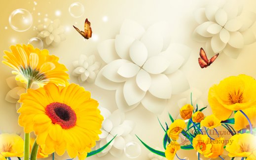 Фотообои 2 3D, арт. 20186 фото №1 Фотообои 2 3D, арт. 20186 фото №1