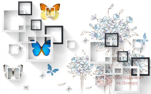 Фотообои 2 3D, арт. 24031 фото №1