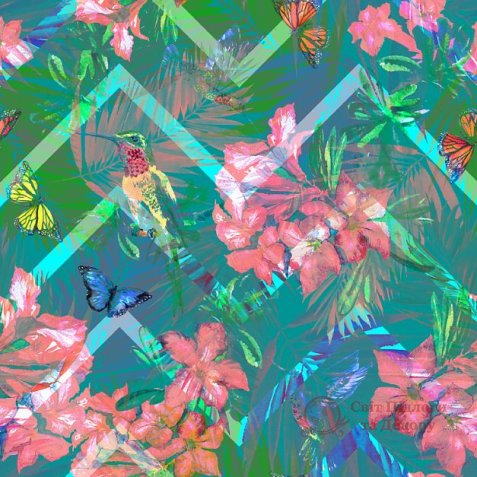 Фотообои 2 Дизайнерские цветы, арт. 17270 фото №1