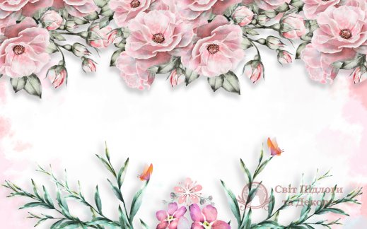 Фотообои 2 Дизайнерские цветы, арт. 20173 фото №1