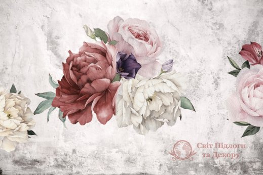 Фотошпалери 2 Дизайнерські квіти, арт. 22174 фото №1