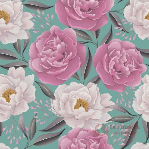 Фотошпалери 2 Дизайнерські квіти, арт. 23407 фото №1