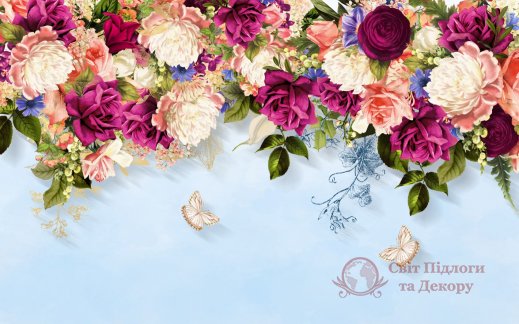 Фотообои 2 Дизайнерские цветы, арт. 24985 фото №1