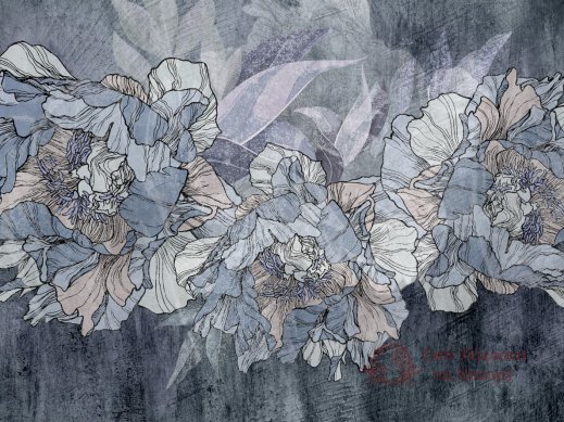 Фотообои 2 Дизайнерские цветы, арт. 27576 фото №1