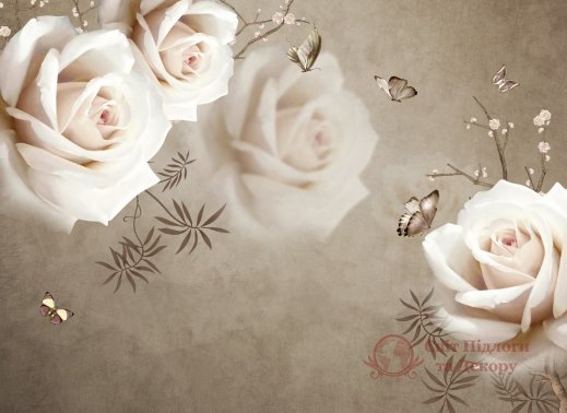 Фотообои 2 Дизайнерские цветы, арт. 29100 фото №1