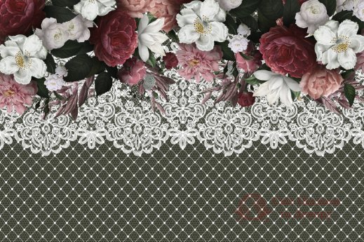 Фотообои 2 Дизайнерские цветы, арт. 30320_1 фото №1