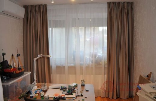 Шторы для спальни (3-0315) фото №1