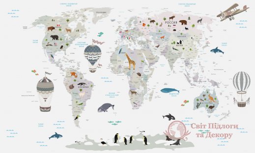 Фотошпалери 2 Мапи, арт. 24131 фото №1