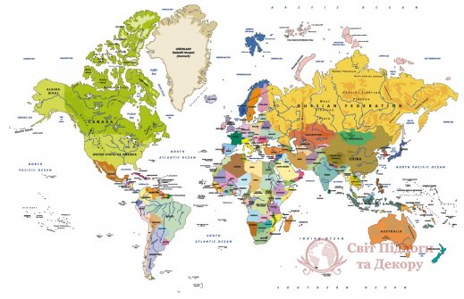 Фотошпалери 2 Мапи, арт. 26528 фото №1