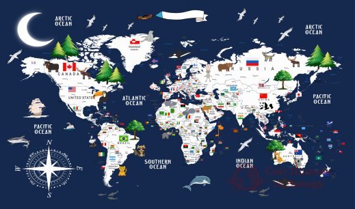 Фотообои 2 Карты, арт. 29972 фото №1