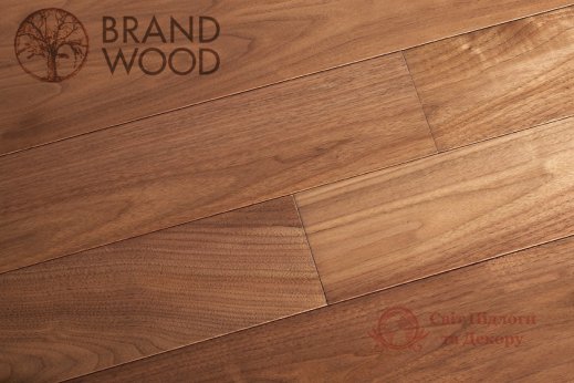 Экзотический паркет Brand Wood, Американский орех лак - 130 мм фото №1