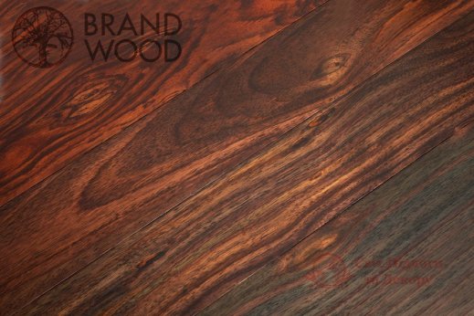 Экзотический паркет Brand Wood, Палисандр лак - 90 мм фото №1