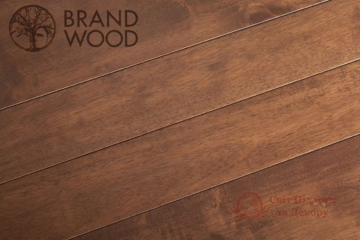 Экзотический паркет Brand Wood, Гевея Американский орех лак фото №1