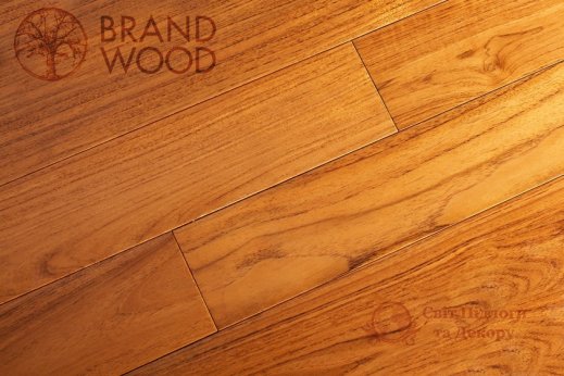 Экзотический паркет Brand Wood, Тик темний лак фото №1