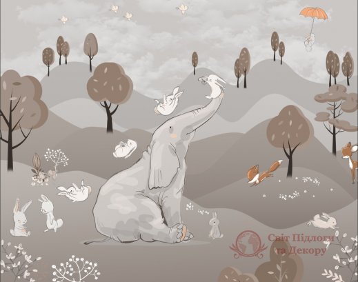 Фотошпалери 2 Little kids, арт. 30962 фото №1