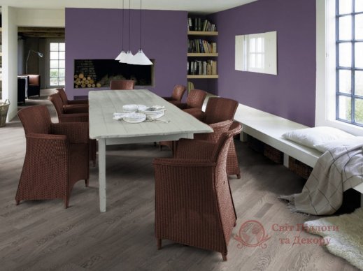 Паркетна дошка Karelia, кол. Urban Soul, Дуб Concrete Grey 3-х пол. фото №2