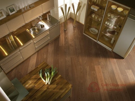 Паркетная доска Karelia, колл. Spice, Дуб Ebony Stonewashed 3-х пол. фото №3