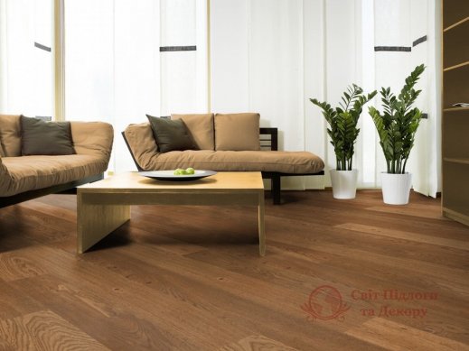 Паркетная доска Karelia, колл. Spice, Дуб Ebony Stonewashed 3-х пол. фото №2