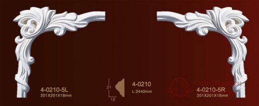 Угловой элемент Classic Home арт. 4-0210-5L/R фото №1