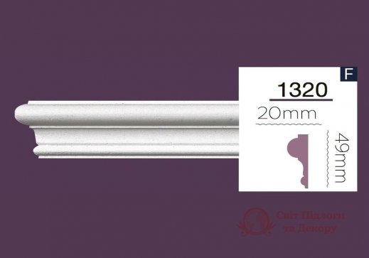 Молдинг гибкий Home Decor арт. 1320 Flexi фото №2