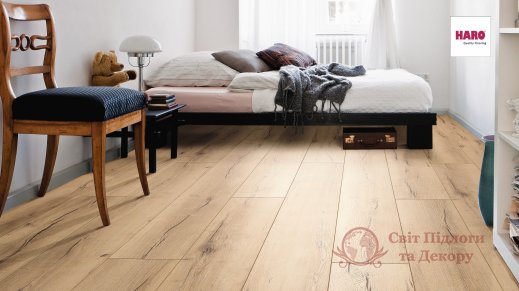 Ламінат Haro, кол. Tritty 100 Gran Via, Дуб Італіка кремовий 530693 фото №4