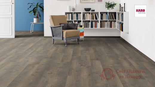 Ламінат Haro, кол. Tritty 100, Дуб Бергамо карбон 538694 фото №3 Ламінат Haro, кол. Tritty 100, Дуб Бергамо карбон 538694 фото №3