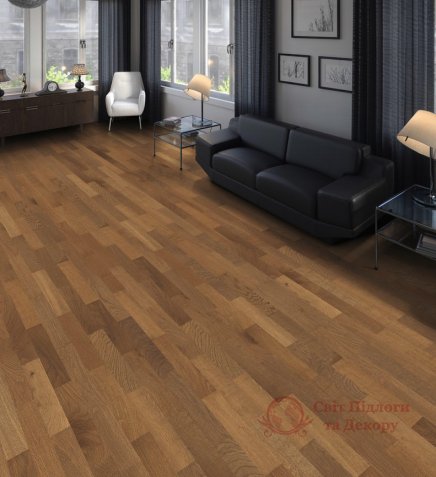 Паркетная доска Haro, колл. Allegro 4000 Strip, Дуб янтарный 540138 фото №2