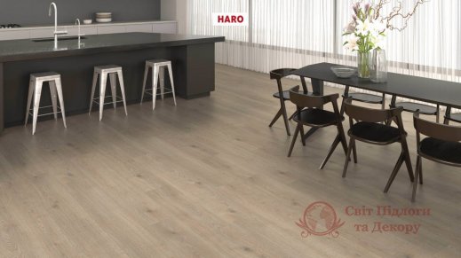 Ламинат Haro, колл. Tritty 200 Aqua, Дуб Kонтура каменно-серый 540239 фото №4