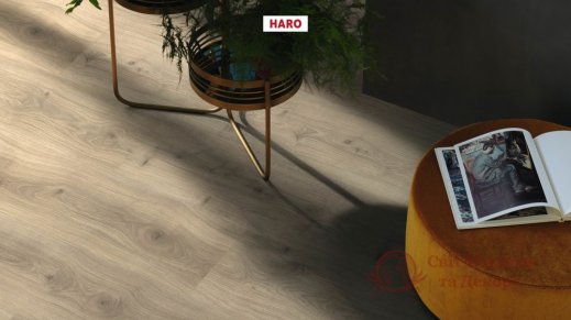 Ламинат Haro, колл. Tritty 200 Aqua Gran Via, Дуб Эмилия бархатно-серый 540271 фото №3