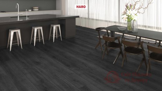Ламінат Haro, кол. Tritty 200 Aqua Gran Via, Дуб Контура чорний 541579 фото №3