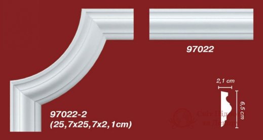 Кутовий елемент Decomaster арт. 97022-2 фото №1