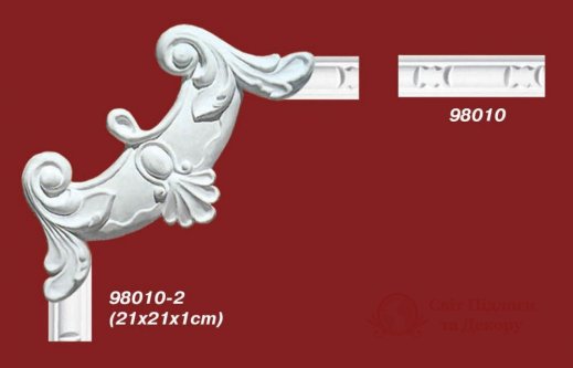Угловой элемент Decomaster арт. 98010-2 фото №1