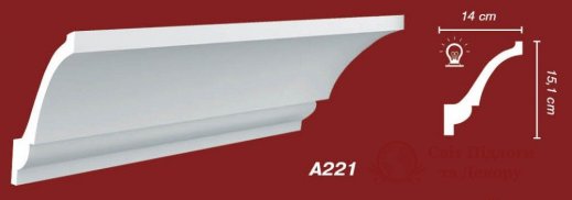 Карниз Decomaster арт. A-221 фото №1