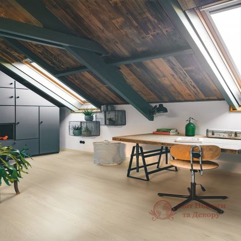 Вінілова плитка Quick-Step Alpha Vinyl Medium Planks, Дуб Морський Бриз Бежевий AVMP40080 фото №4