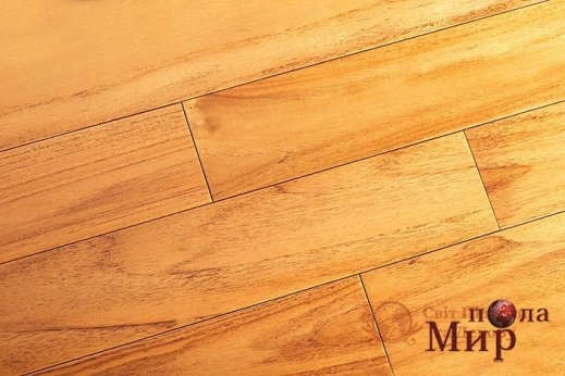 Экзотический паркет Brand Wood, Тик средний лак фото №1