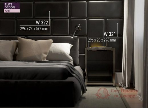 Декоративна панель 3D шкіра Art Decor арт. W 321 фото №2