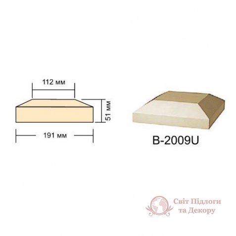 Обрамление столба Classic Home арт. B-2009U фото №1