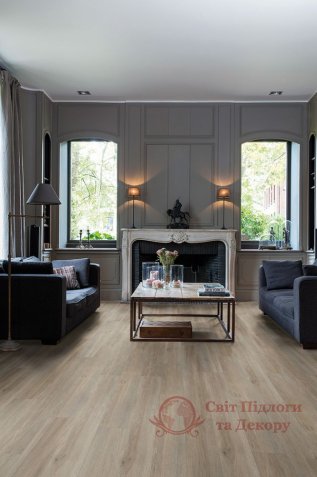 Вінілова плитка Quick-Step Balance Glue Plus, Сіро-бурий шовковий дуб BAGP40053 фото №2