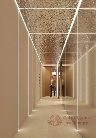 Стеновая панель бамбуковая BWD 8809-15 Bubbles Gold фото №2