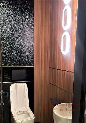 Стеновая панель бамбуковая BWD 8811-15 Bubbles Black фото №5