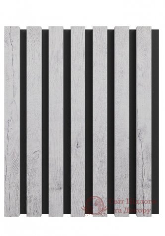 Стеновая панель акустическая Neman Рустик Блан фото №1