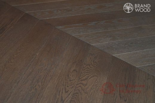 Паркетная доска Brand Wood, Дуб Chevron 120 D-52 фото №3