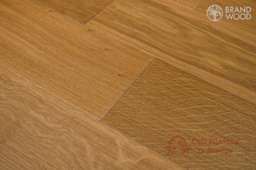 Паркетна дошка Brand Wood, Дуб Бежевий D57 (середній) фото №2
