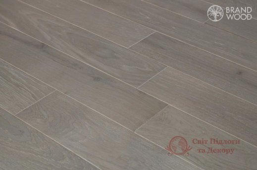 Паркетна дошка Brand Wood, Дуб Сірий D84 (світлий) фото №3 Паркетна дошка Brand Wood, Дуб Сірий D84 (світлий) фото №3