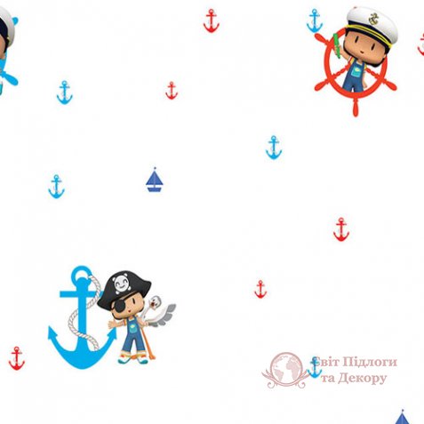 Обои Decowall, колл. Deco Kids арт. 1101-01 фото №1 Обои Decowall, колл. Deco Kids арт. 1101-01 фото №1