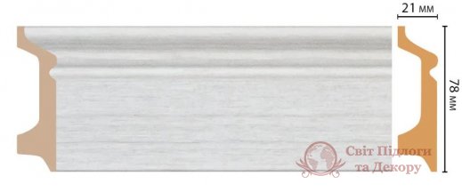 Плінтус для підлоги Decomaster арт. D122 фото №2