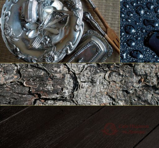 Массивная доска Firenzo, Nero Argento рустик EL504 фото №2